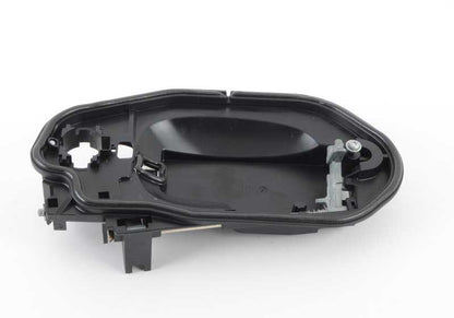 Soporte maneta exterior puerta delantera izquierda OEM 51203449077 para BMW X3 E83, E83N. Original BMW.