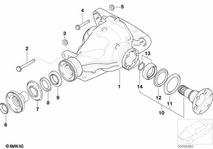 Vis hexagonale avec laveuse pour BMW E81, E82, E87, E88, E90, E91, E92, E93, E39, E60, E61, E63, E64, E38, E65, E66, G70, I01, E84, E53, G05, G18, G18, G18, G18, G06, G07, G09, E89, E52 (OEM 33326760346). BMW d'origine