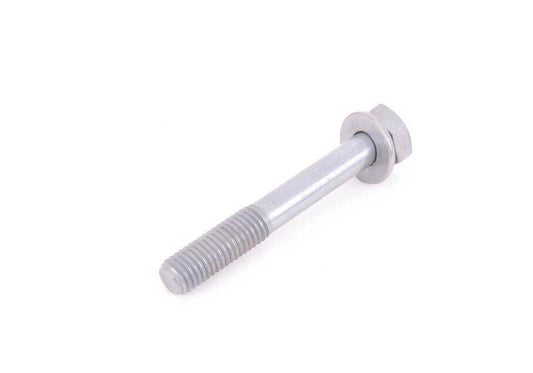 Tornillo hexagonal con arandela M10x70 OEM 07119905818 para BMW E81, E82, E87, E88, E36, E46, E90, E91, E92, E93, E34, E39, E60, E61, F07, E63, E64, E38, E65, E66, F01, F02, E84, E83, E53, E70, E71, E85, E86. Original BMW.