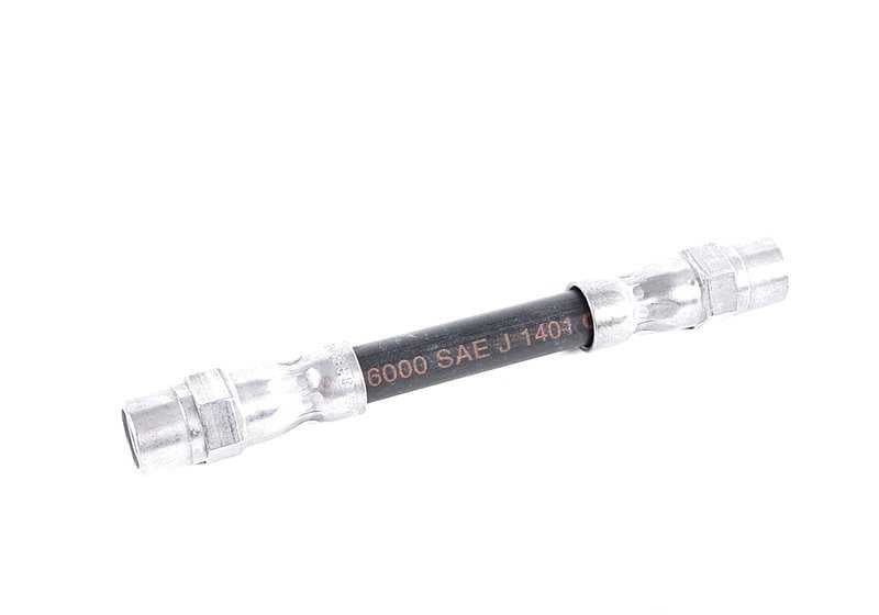 Right front brake hose 34321162612 for BMW E39, E38, E31. Original BMW spare.
