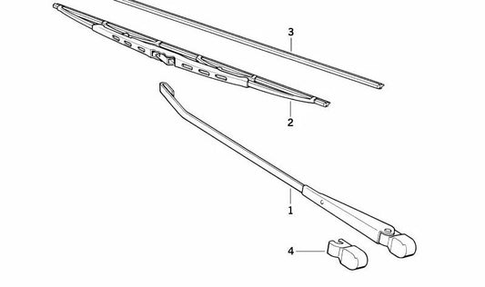 Cover Cover für die BMW 7 E23 -Serie (OEM 61661370613). Original BMW.