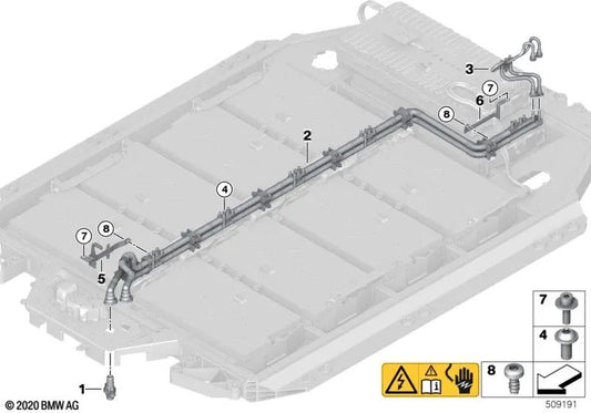 ISA -Schraube für BMW I12, I12N (OEM 07129907055). Original BMW