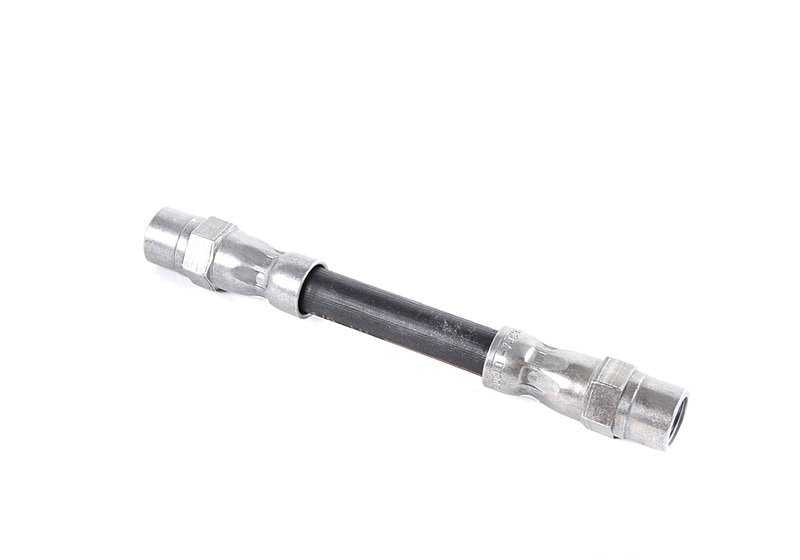 Right front brake hose 34321162612 for BMW E39, E38, E31. Original BMW spare.