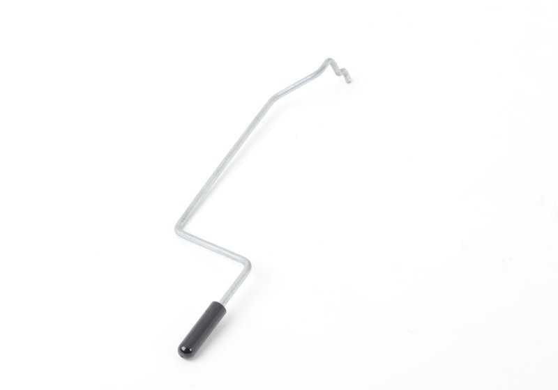 Varilla interior apertura puerta delantera izquierda OEM 51217205795 para BMW F25 y F26. Repuesto original BMW.