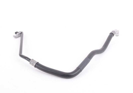 Tubo de retorno del radiador de aceite motor OEM 17222358291 para BMW F87, F87N, F80, F80N, F82, F82N, F83, F83N. Original BMW.