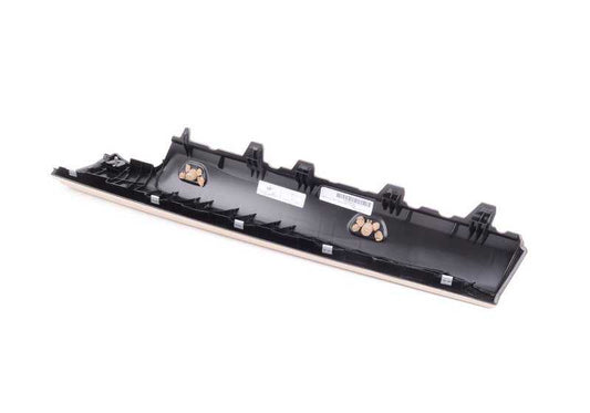 Revestimiento antepecho izquierdo OEM 51439150929 para BMW Serie 3 E93, E93 LCI, color CREAMBEIGE. Original BMW.