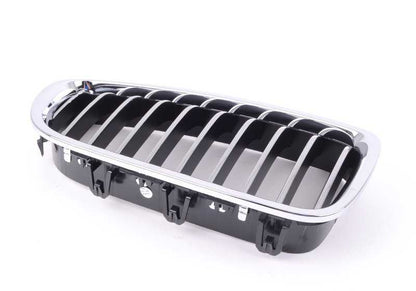 Right front decorative grid 51137412324 for BMW F10N, F11N, F18N. Original BMW.