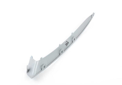 Moldura paragolpes delantero derecho OEM 51117331764 para BMW F10, F11, F18. Original BMW.