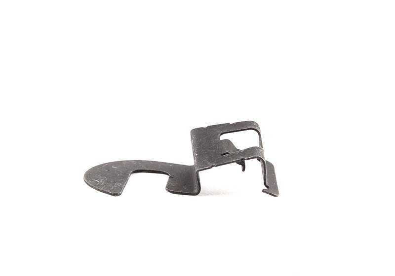 Supporto a sinistra Pargolpes OEM 51127000347 per BMW E46 316i (A11, AL21, AL22, AL22, AN72, AN82, AX31, AX32, AX41). BMW originale.