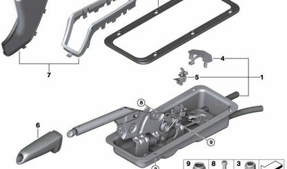 Junta para BMW Z4 E85, E86 (OEM 34406758632). Original BMW