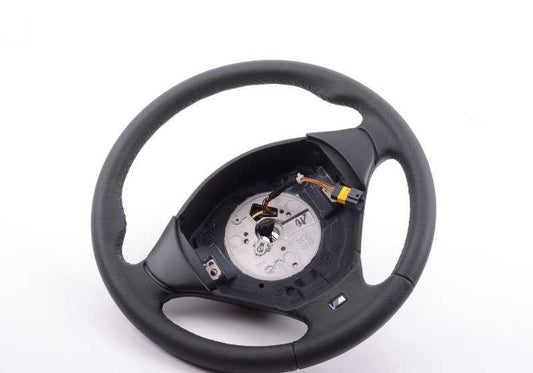Volante deportivo M en piel negra OEM 32342229487 para BMW Z3 {E36 Z3 1.9, 2.0, 2.2i} compatible con versiones manuales y automáticas. Original BMW.