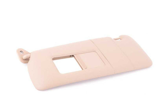 Parasol izquierdo con espejo OEM 51168267911 para BMW E46. Original BMW.