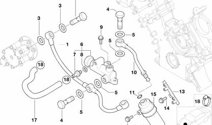 Cabo de conexão para BMW Série 5 E39, Z8 E52 (OEM 11361407878). BMW original