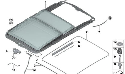 BMW X1 E84, X3 F25, X5 F15, F85, Mini F54, F55, F56, F60, F65, F66 (OEM 54102993883). BMW originale