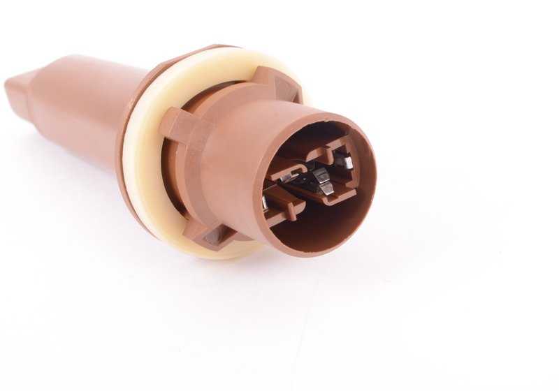 Portalámparas intermitente amarillo OEM 63126934757 para BMW E46. Recambio original BMW, ideal para sustituir el portalámparas del intermitente delantero o trasero. Original BMW.