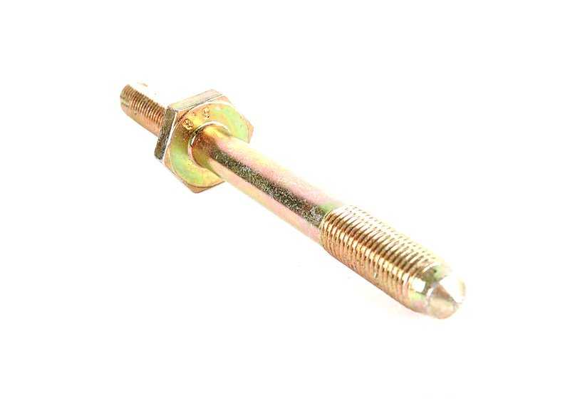 Perno roscado OEM 33311136428 para BMW E36. Pieza original BMW, ideal para fijación en chasis o suspensión trasera. Compatible solo con BMW Serie 3 E36. Repuesto original BMW.