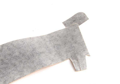 Lámina adhesiva derecha OEM 51328146402 para BMW E36. Original BMW.