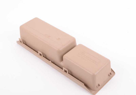 Suplemento consola central delantero OEM 51168217929 para BMW E46. Color Hellbeige. Original BMW.