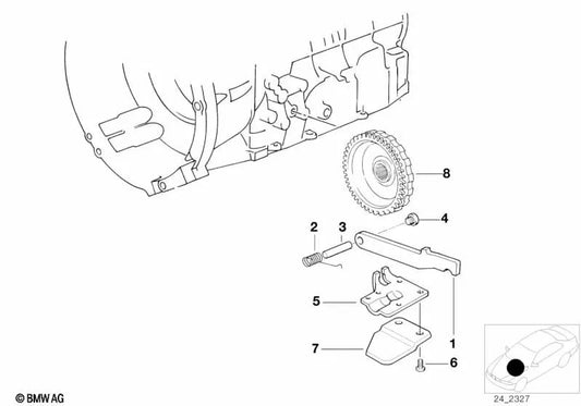 Schutzdeckel für BMW 3 E36 -Serie, 5 E34 -Serie, E39, 7 E32 -Serie, E38 (OEM 24341421750). Original BMW.