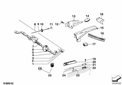 Cable para BMW (OEM 51235480164). Original BMW