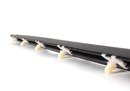 Side molding left front door OEM 51138146363 for BMW E36. Original BMW.