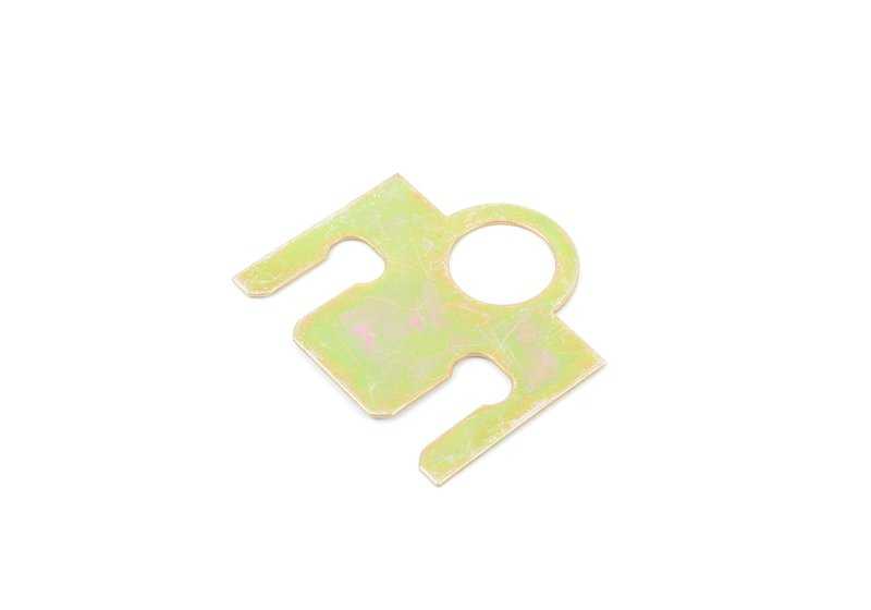 Placa de bisagra OEM 41511873064 para BMW E21, E12, E28, E23. Original BMW.