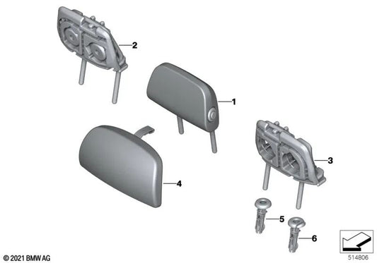Lockable headrest guide for BMW F40, F44, I20 (OEM 52207949126). Original BMW