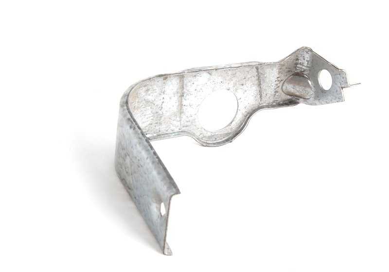 Soporte para chapa protectora térmica/cable freno de mano OEM 51481977240 para BMW E36. Original BMW.