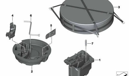 Gato hidráulico de acero OEM 71126874654 para BMW G20, G30, G31, G11, G12, F90, F91, F92, F93. Compatible con diversas motorizaciones. Original BMW.