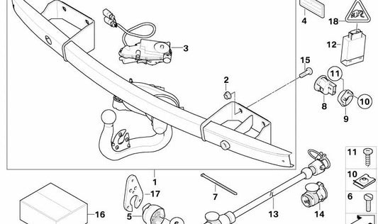 Control unit for BMW 3 Series E90, E91, E92, E93 (OEM 71606857227). Original BMW