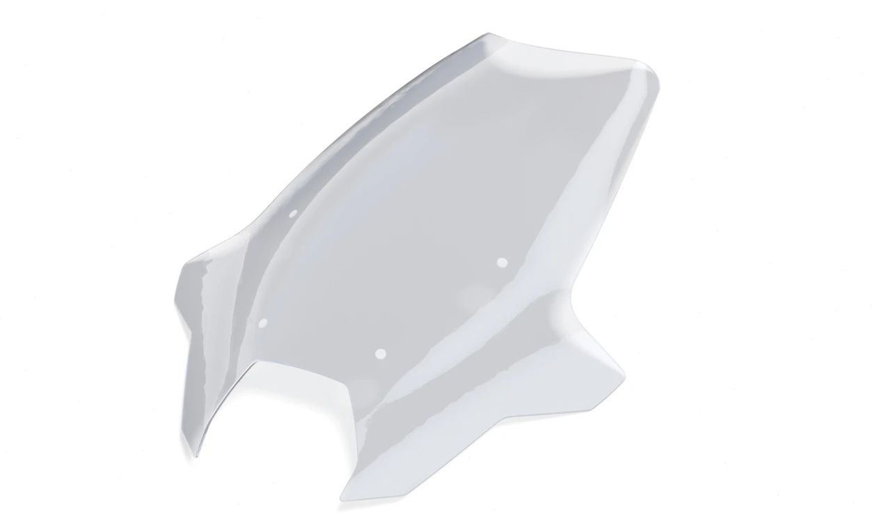 Parabrisas alto confort OEM 46635A77DE7 para motos BMW R 1300 RT (desde 03/2025), transparente. Original BMW Motorrad.