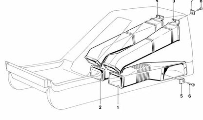 Tornillo de corte OEM 34321119239 para BMW E21, E30, E46, E12, E28, E34, E39, E24, E23, E32, E38, E31, E85. Original BMW