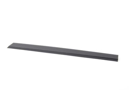 Moldura paragolpes delantero izquierdo OEM 51111814697 para BMW E30 (todos los modelos). Original BMW.