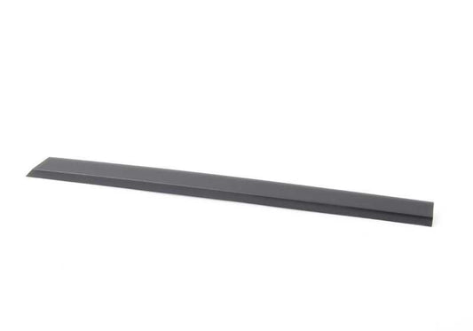 Moldura paragolpes delantero izquierdo OEM 51111814697 para BMW E30 (todos los modelos). Original BMW.