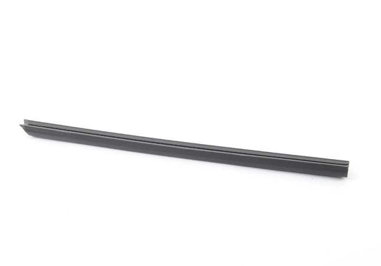Moldura paragolpes delantero izquierdo OEM 51111814697 para BMW E30 (todos los modelos). Original BMW.