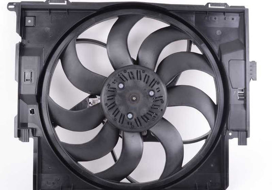 Ventilador con marco del radiador OEM 17428641964 para BMW F20, F21, F22, F23, F30, F31, F32, F33, F34, F36. Original BMW.