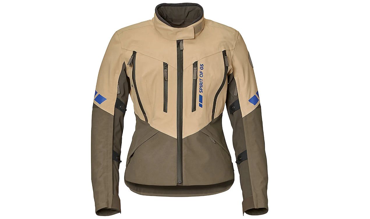 Chaqueta GS Namib GORE-TEX camel talla 38 OEM 76137913105 para motos BMW. Original BMW Motorrad.