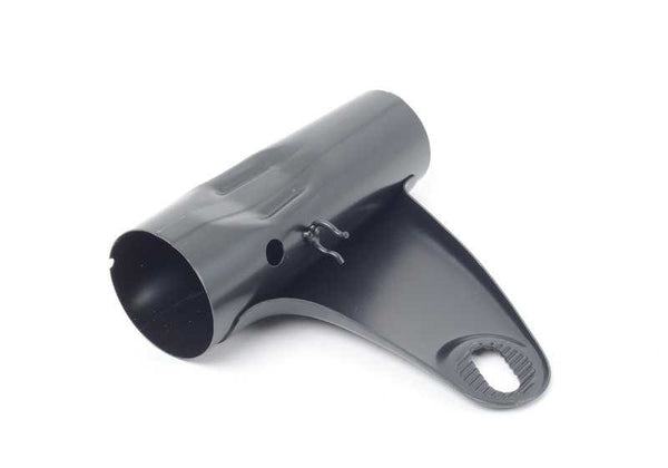 Soporte izquierdo negro para faro OEM 31421231014 para BMW Motorrad R50/5, R60/5, R75/5. Original BMW.