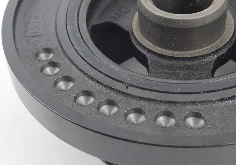 Amortiguador de vibraciones OEM 11231438995 para BMW E36, E46, E39, E38, E53, Z3. Compatible con motores M52. Pieza original BMW.