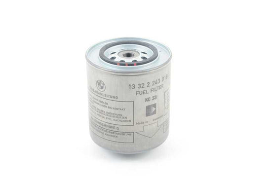 Filtro de combustible OEM 13322243018 para BMW E30 y E34. Original BMW.