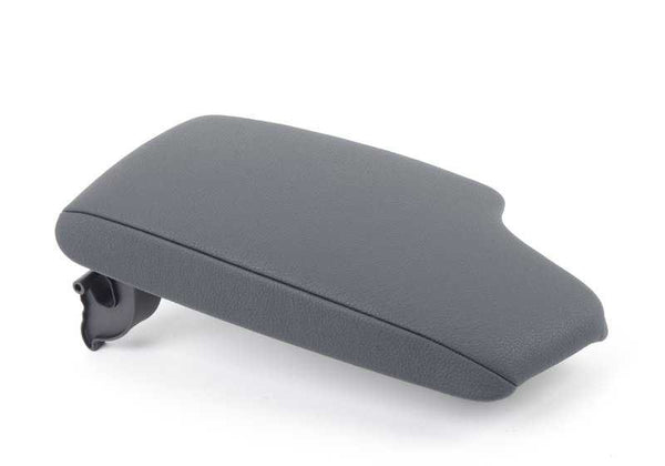 Reposabrazos central delantero en símil cuero negro OEM 51169235437 para BMW F30, F31, F32, F33, F34, F36. Original BMW.