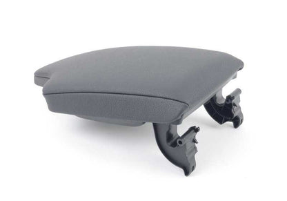 Reposabrazos central delantero en símil cuero negro OEM 51169235437 para BMW F30, F31, F32, F33, F34, F36. Original BMW.