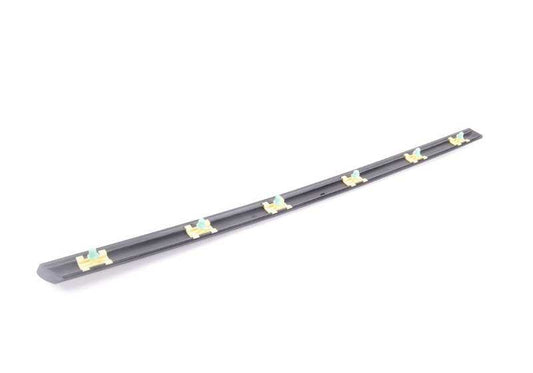 Lateral molding Left rear door OEM 51138208395 for BMW E38 728i, 730i, 730d, 725tds. Original BMW.
