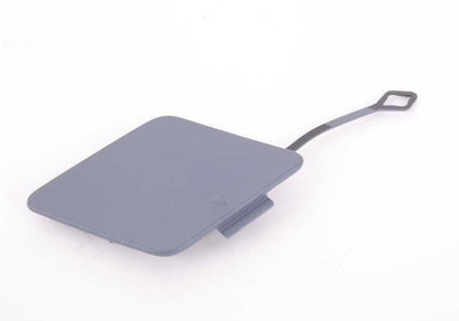 Tapa del gancho de remolque delantero imprimada OEM 51117335048 para BMW F01N, F02N. Repuesto original BMW.