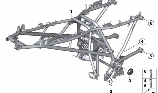 Tapón de cierre OEM 46517677827 para motos BMW R1200GS, R1200GS Adventure, R1200RT, R900RT. Original BMW Motorrad.
