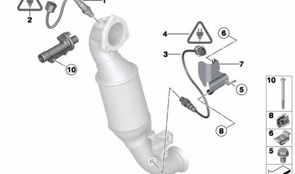 Caja de enchufe 4 polos OEM 12527543317 para MINI R56, R56 LCI, Clubman R55, Cabrio R57... y más. Original MINI.