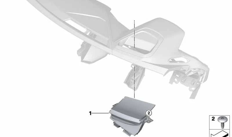 Head-Up Display OEM 62305A09299 para BMW F40, F44. Proyección de información en el parabrisas. Accesorio original BMW.