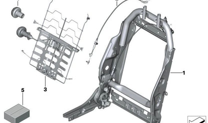 Juego de piezas de fijación OEM 52102759561 para MINI R55, R56, R57, R58, R59, R61. Compatibles con Clubman, Cabrio, Coupe, Roadster, Countryman. Original MINI.