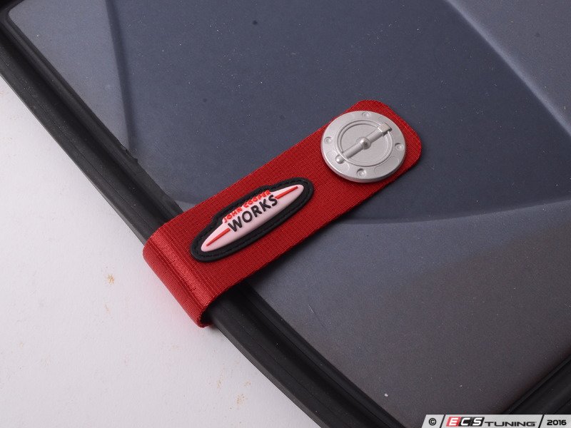 Juego de alfombrillas traseras todo tiempo JCW Pro OEM 51472358059 para MINI F55, F55 LCI, F65 volante a la izquierda, Original MINI
