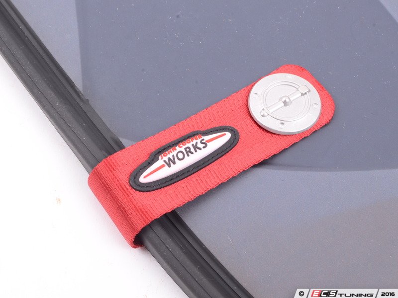 Juego de alfombrillas traseras todo tiempo JCW Pro OEM 51472358059 para MINI F55, F55 LCI, F65 volante a la izquierda, Original MINI